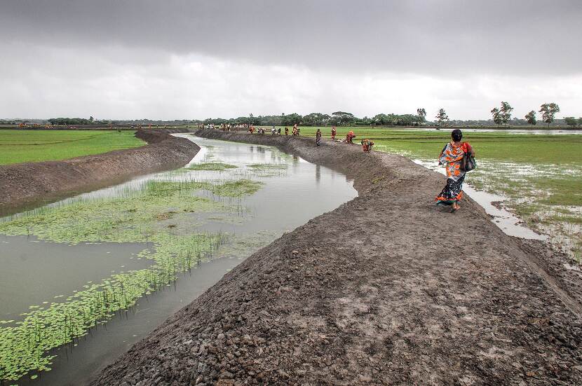 Construction of new drainage channels in Southern Bangladesh, Enhancing Resilience Programme